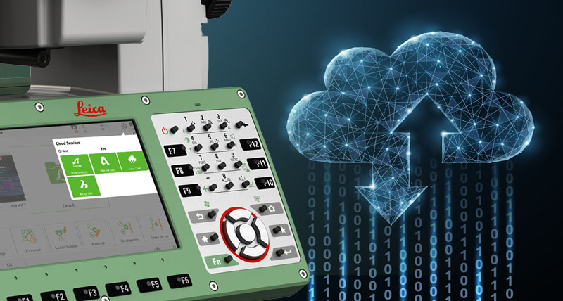 Leica Captivate transfer data cloud dan layanan cloud ahli
